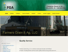Tablet Screenshot of farmersgrainag.com